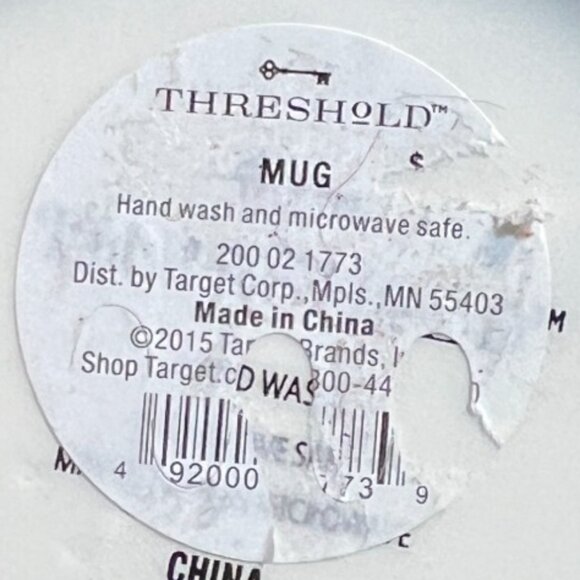 NWOT! 2015 THRESHOLD 3D Reindeer Ceramic Mug Cup Christmas Holiday Decor 14 oz - Picture 11 of 11